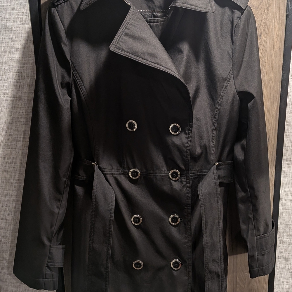 Calvin Klein Black Trench Coat